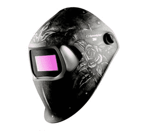 3M Speedglas AutoDarkening Welding Helmet - 'Steel Rose'